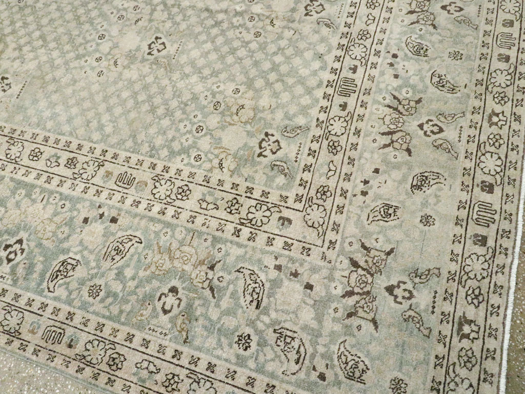 Vintage Persian Tabriz Carpet, No.28753 - Galerie Shabab
