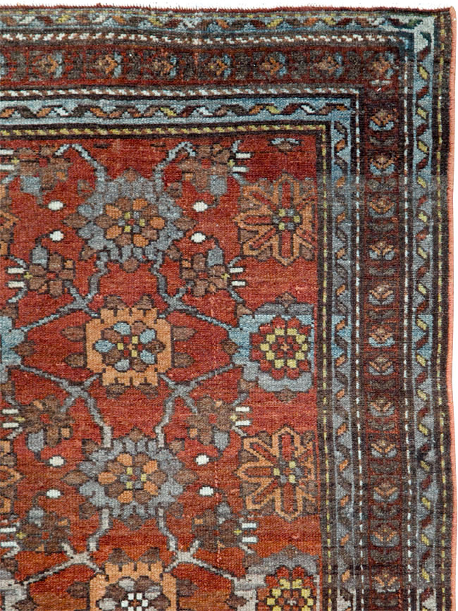 Vintage Persian Malayer Gallery Rug, No.28811 - Galerie Shabab