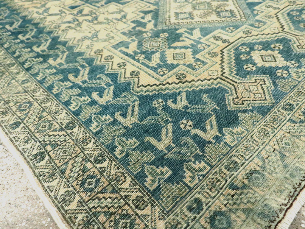 Vintage Persian Afshar Accent Rug, No.28874 - Galerie Shabab