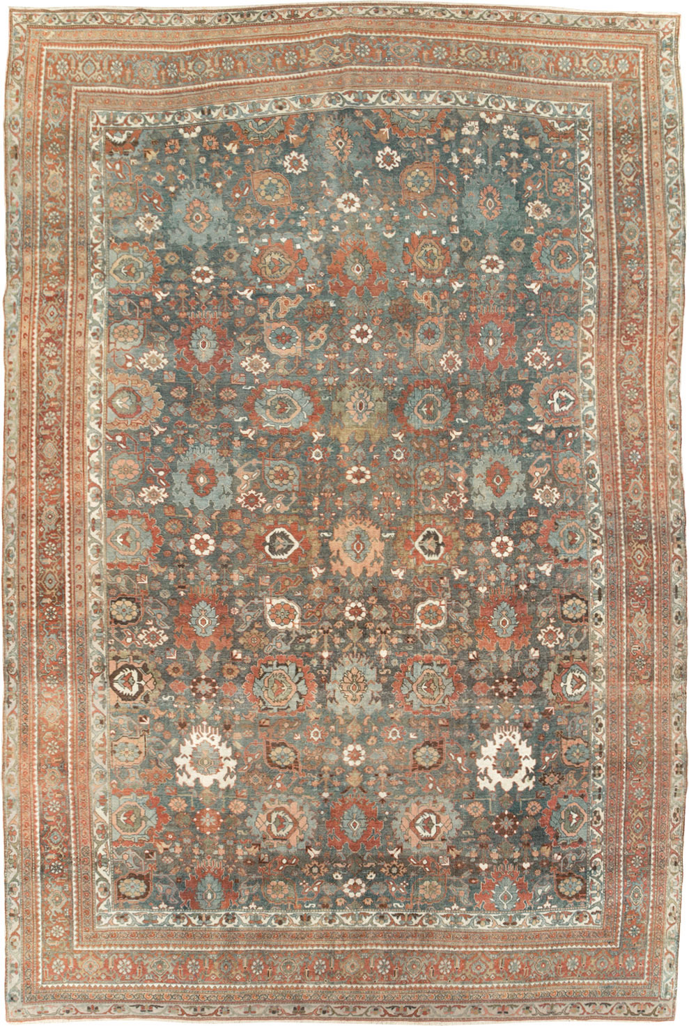 Antique Persian Bidjar Room Size Carpet, No.28900 - Galerie Shabab