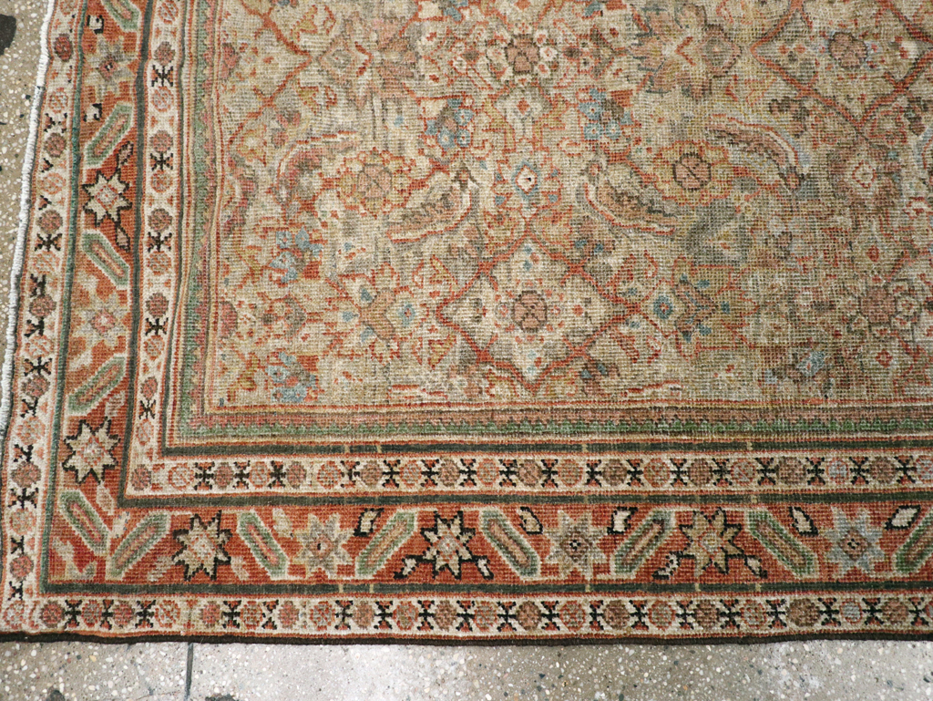 Antique Persian Mahal Gallery Rug, No.28931 - Galerie Shabab