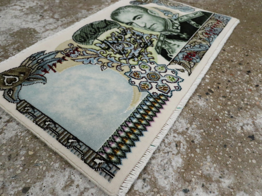 Modern Persian Tabriz Pictorial Rug, No.29068 - Galerie Shabab