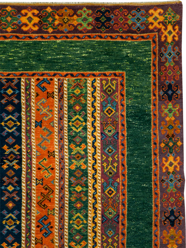 Vintage Turkish Anatolian Accent Rug, No.29107 - Galerie Shabab
