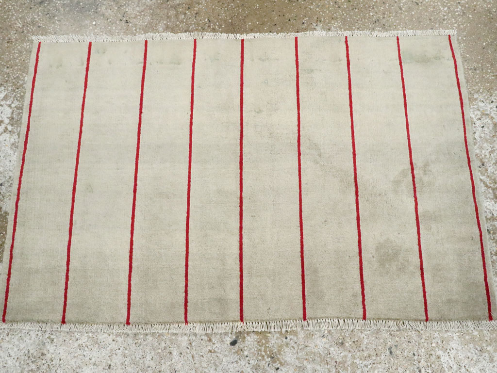 Vintage Persian Deco Tabriz Rug, No.29108 - Galerie Shabab