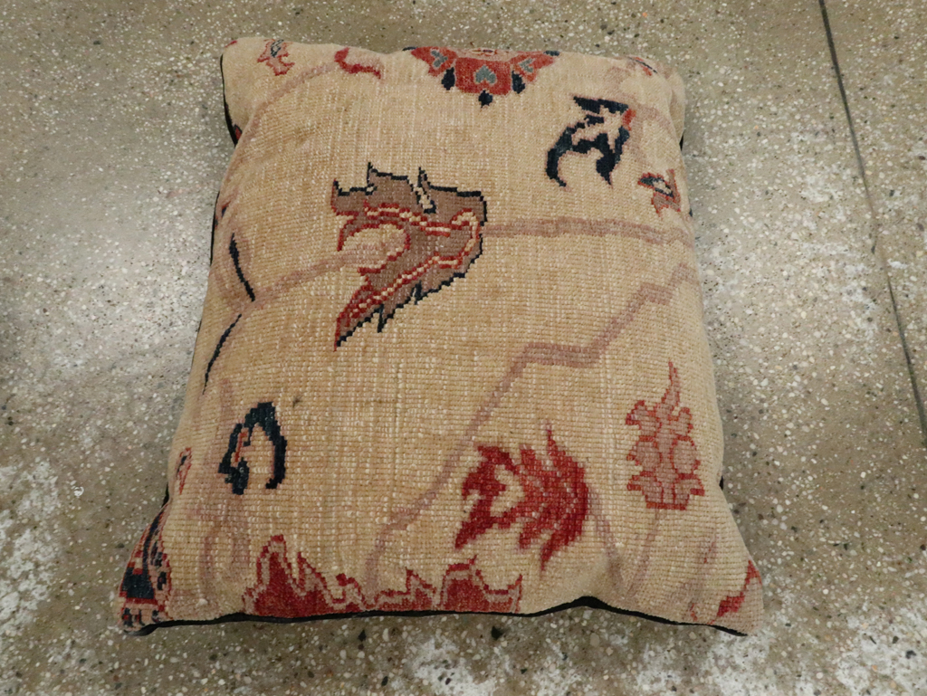 Antique Persian Serapi Pillow, No.29134 - Galerie Shabab