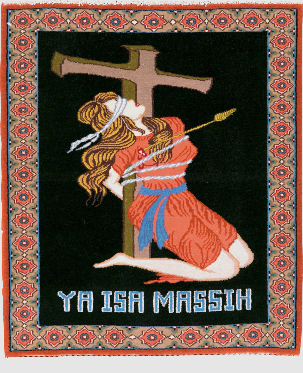 Vintage Persian Tabriz Pictorial Rug (Pair: 2 of 2), No.29147 - Galerie Shabab