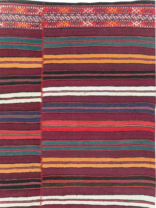 Vintage Persian Flatweave, No.29162 - Galerie Shabab