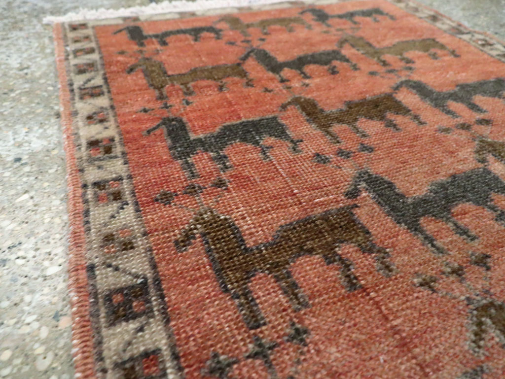 Vintage Anatolian Pictorial Rug, No.29230 - Galerie Shabab