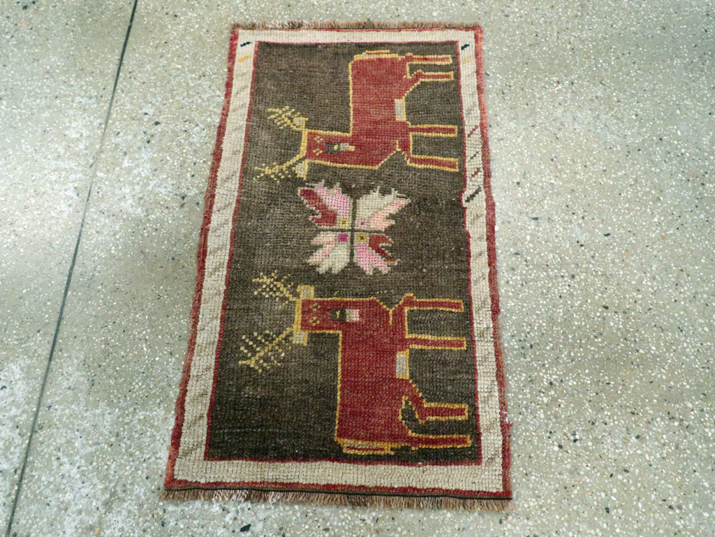 Vintage Anatolian Pictorial Rug, No.29315 - Galerie Shabab