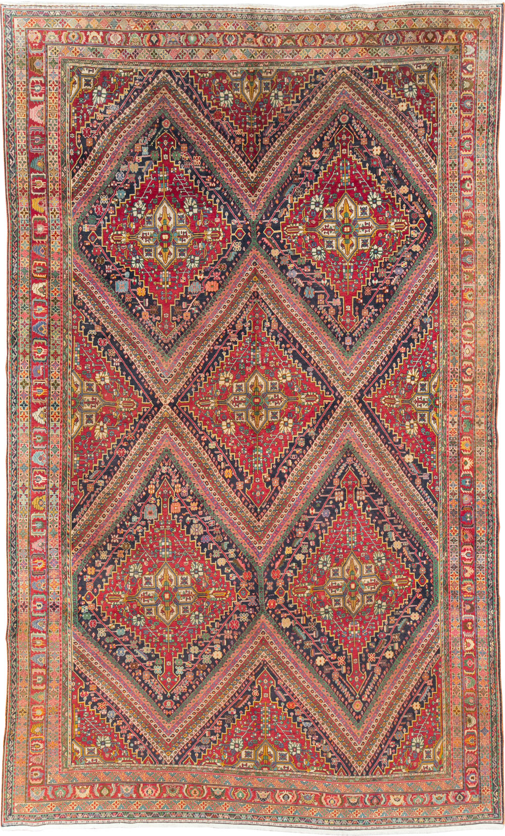Large Antique Persian Afshar Carpet, No.29390 - Galerie Shabab