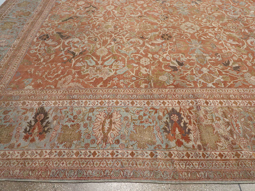 Antique Persian Mahal Oversize Carpet, No.29468 - Galerie Shabab