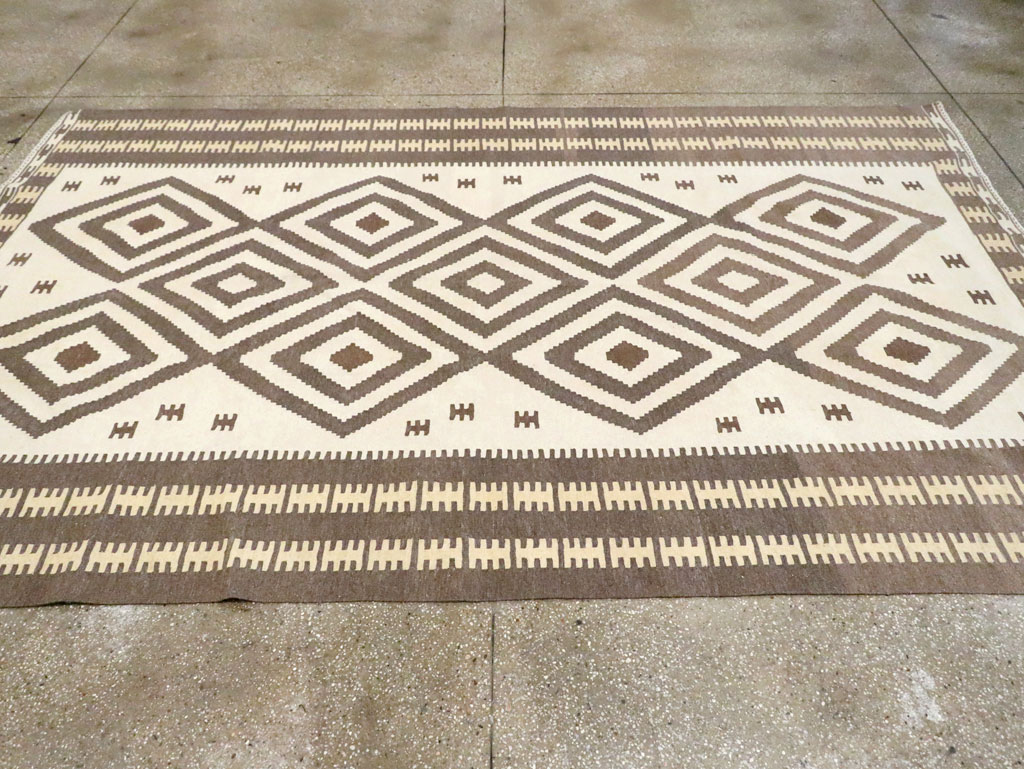 Vintage Persian Flatweave, No.29505 - Galerie Shabab