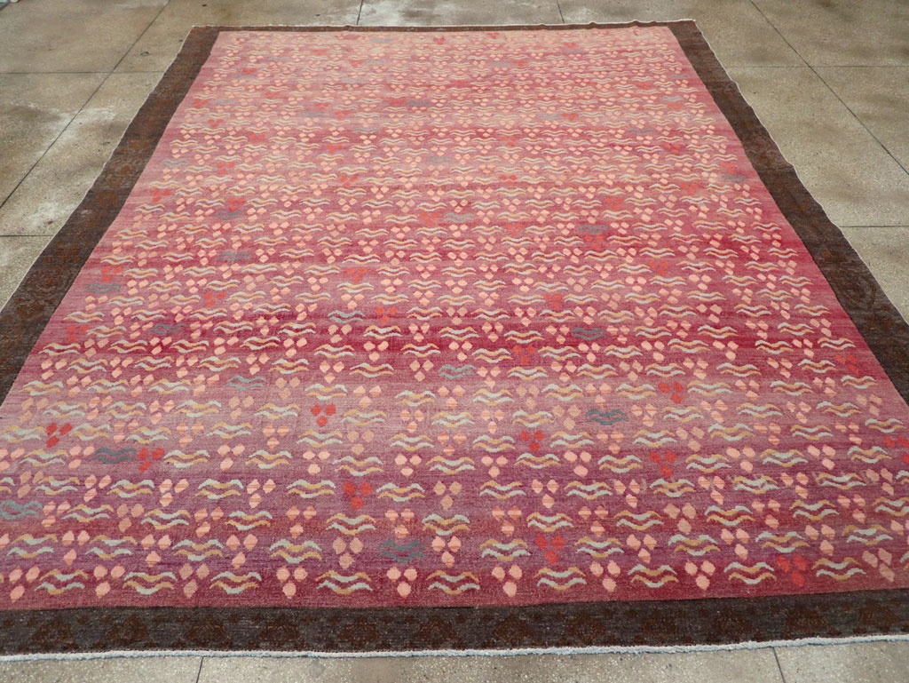 Vintage Turkish Cintamani Design Room Size Carpet, No.29529 - Galerie Shabab