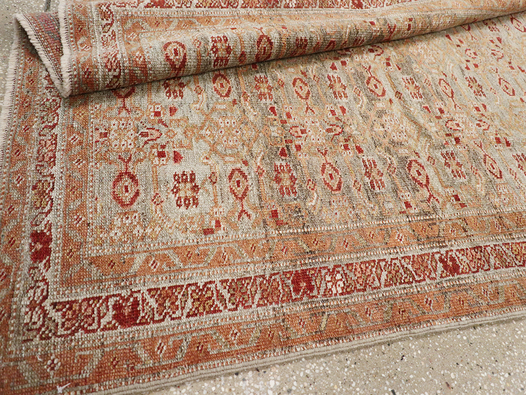 Antique Persian Kurd Bidjar Wide Gallery Runner, No.29607 - Galerie Shabab