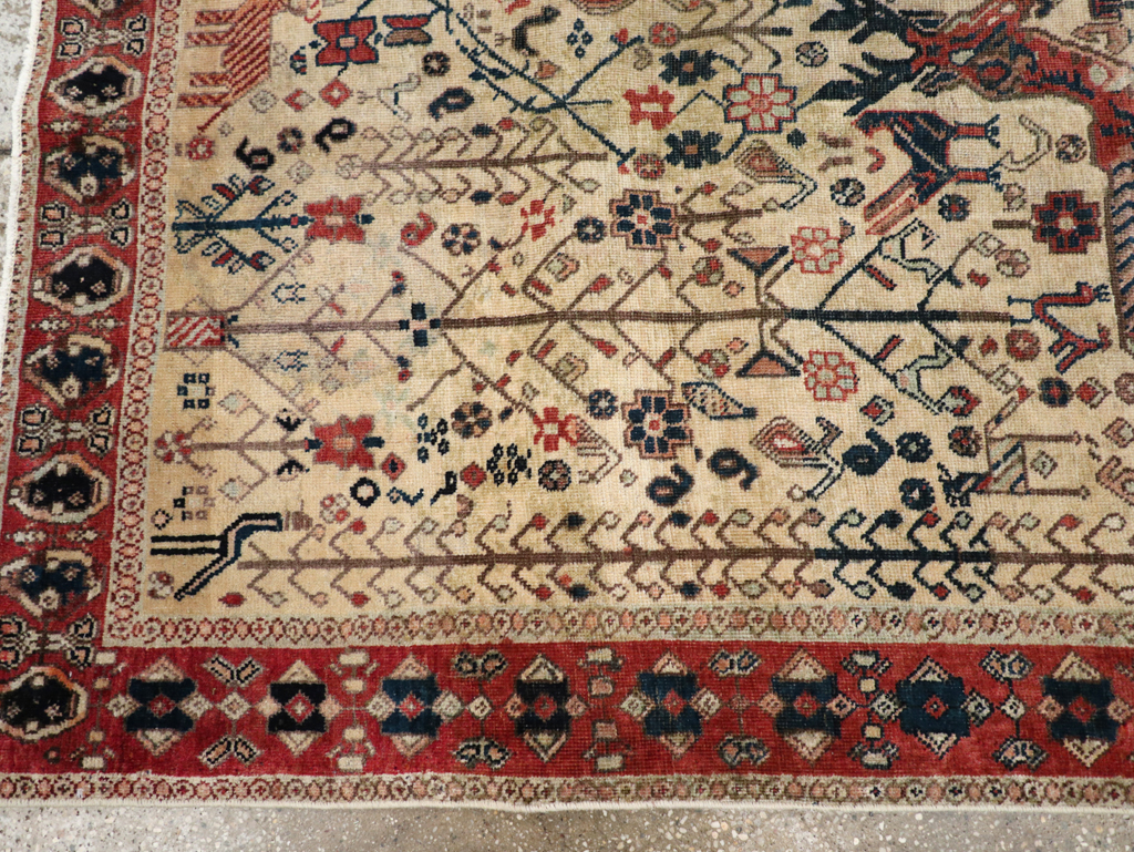 Vintage Persian Qashqai Rug, No.29608 - Galerie Shabab