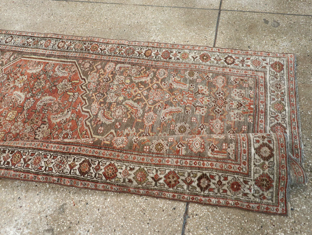 Antique Persian Bidjar Long Runner, No.29609 - Galerie Shabab