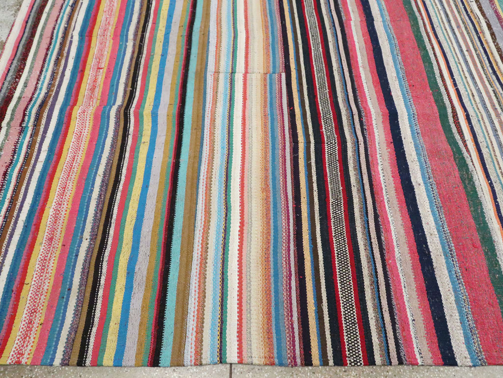 Contemporary Turkish Flatweave Kilim Large Room Size Carpet, No.29690 - Galerie Shabab