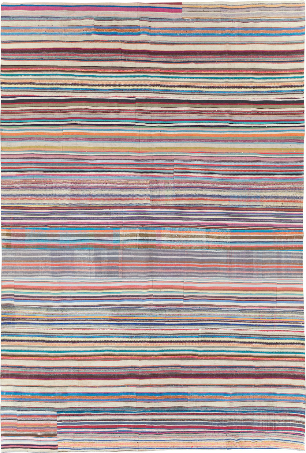 Contemporary Turkish Flat-Weave Oversize Carpet, No.29694 - Galerie Shabab