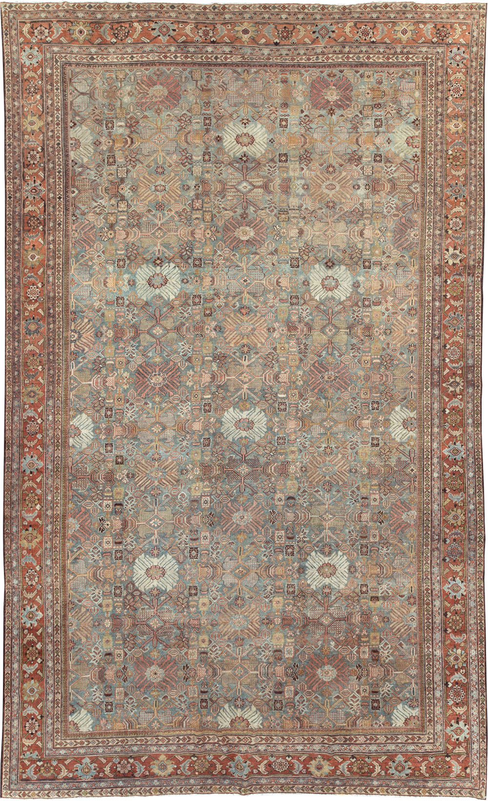 Antique Persian Mahal Carpet, No.29706 - Galerie Shabab
