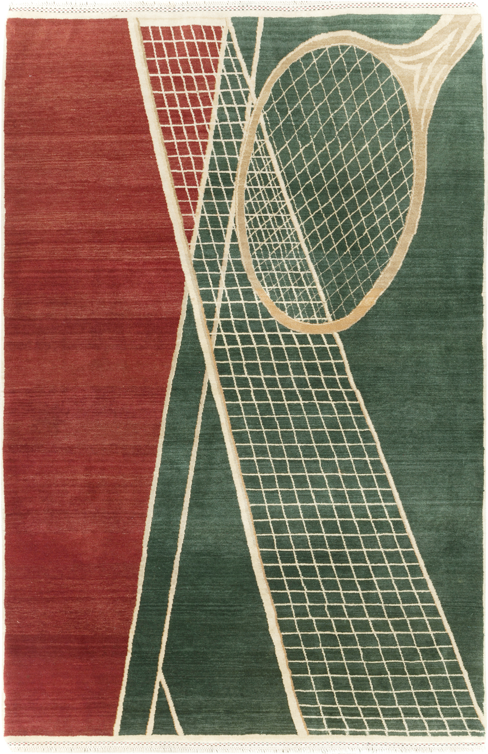 Modern Persian Tabriz Pictorial Rug (Pair: 2 of 2), No.29764 - Galerie Shabab