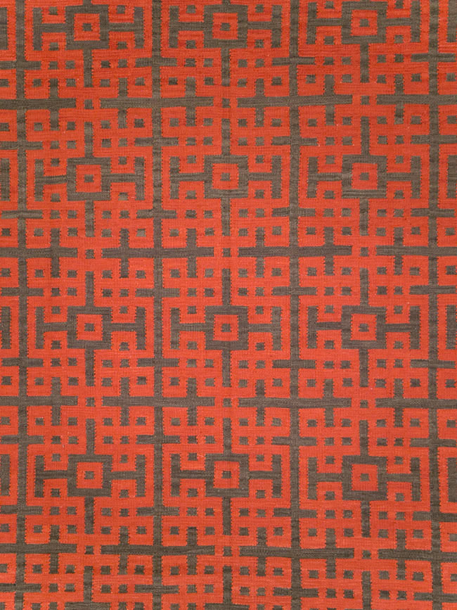 Contemporary Room Size Turkish Flatweave Kilim, No.29814 - Galerie Shabab