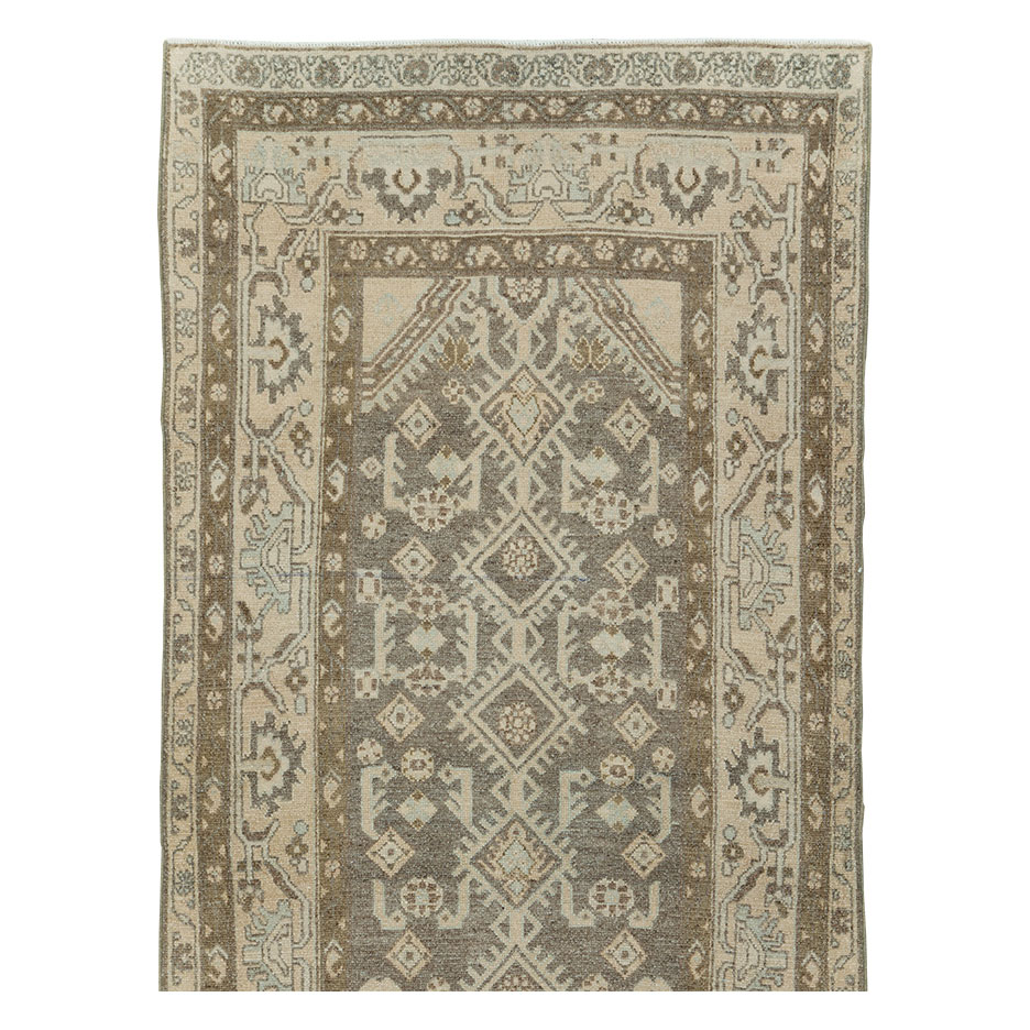 Vintage Persian Malayer Long Runner, No.29820 - Galerie Shabab