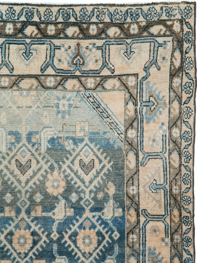 Vintage Persian Malayer Accent Rug, No.29827 - Galerie Shabab