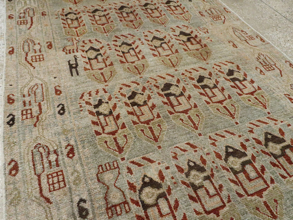 Antique Persian Malayer Runner, No.29829 - Galerie Shabab