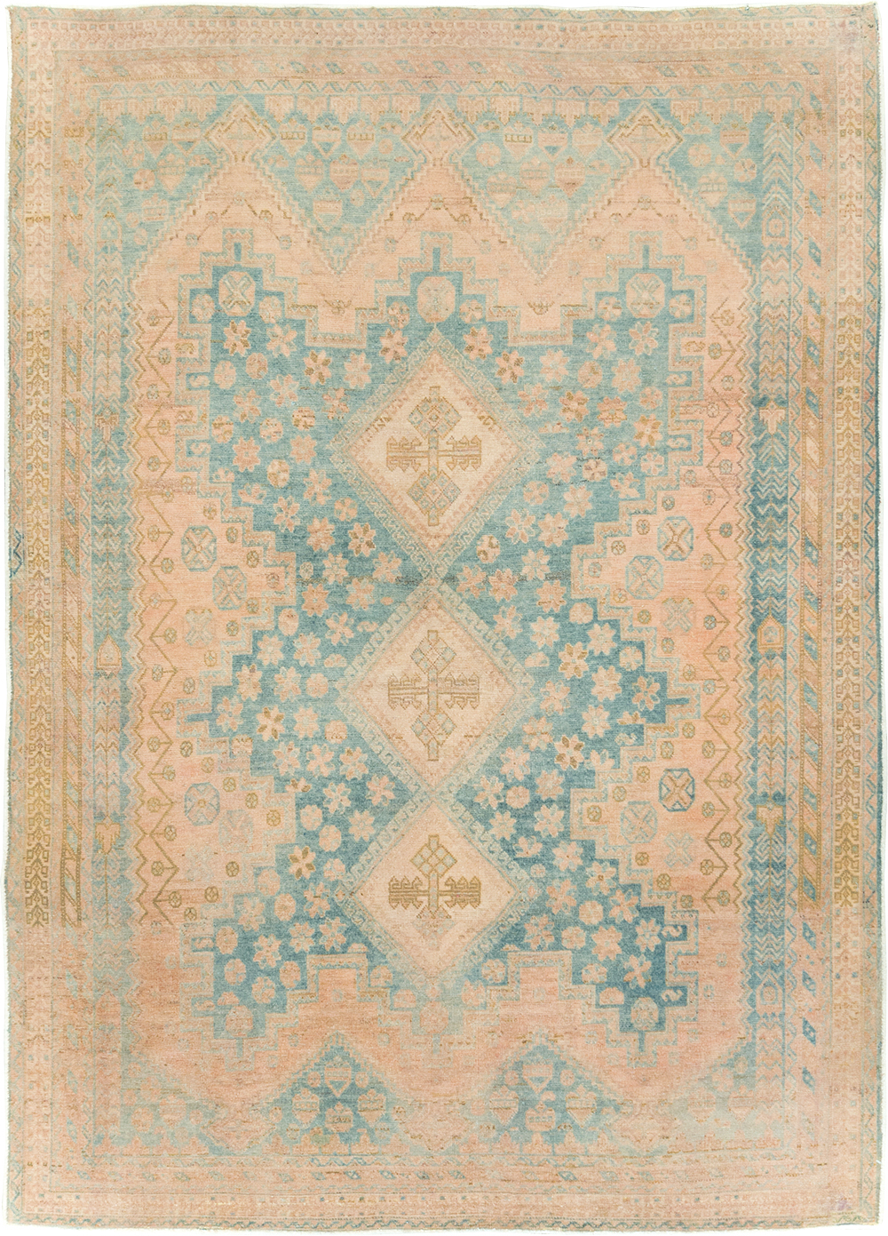 Vintage Persian Afshar Accent Rug, No.29875 - Galerie Shabab