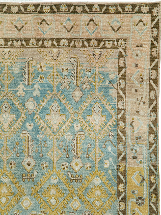 Vintage Persian Malayer Accent Rug, No.29904 - Galerie Shabab