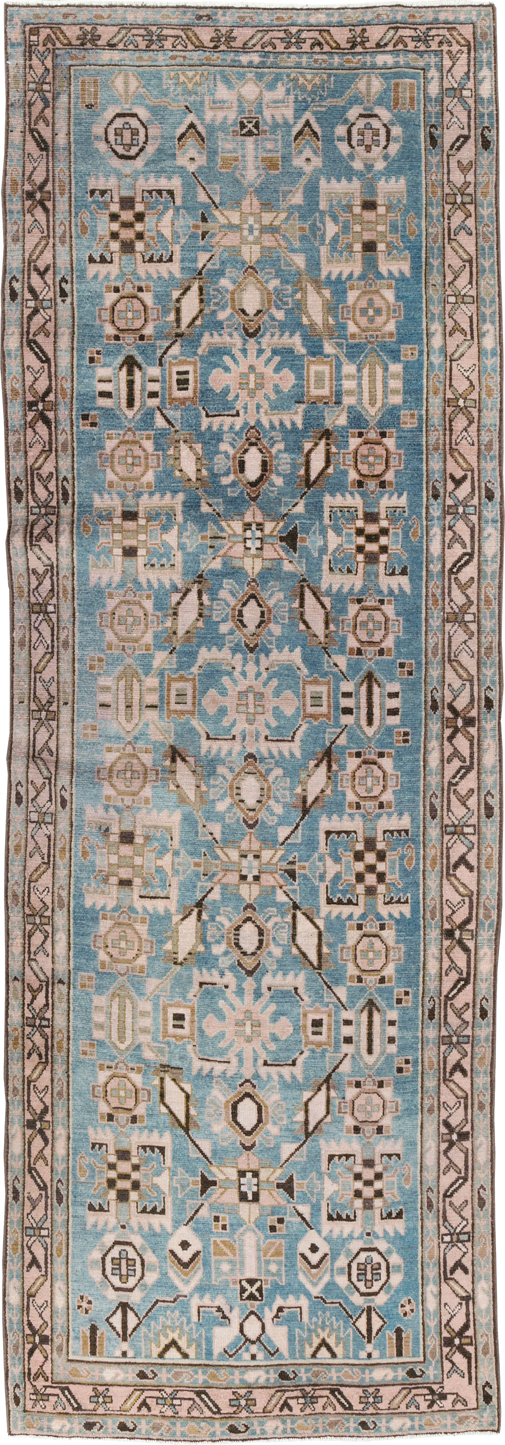 Vintage Persian Malayer Runner, No.29939 - Galerie Shabab