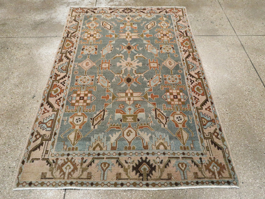 Vintage Persian Malayer Accent Rug, No.29964 - Galerie Shabab