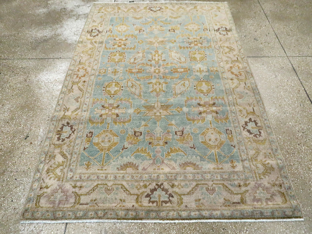 Vintage Persian Malayer Accent Rug, No.29985 - Galerie Shabab
