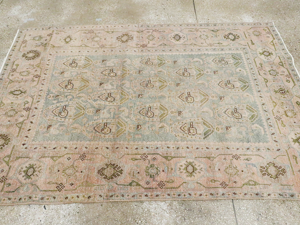 Vintage Persian Malayer Accent Rug, No.29990 - Galerie Shabab
