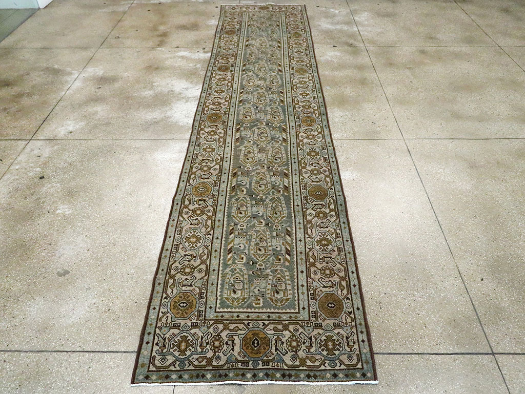 Vintage Persian Malayer Runner, No.30015 - Galerie Shabab