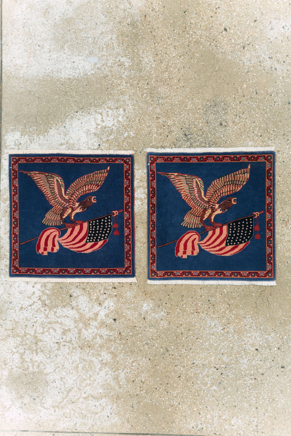 Modern Persian Kashan Pictorial Rug (Pair: 1 of 2), No.30044 - Galerie Shabab