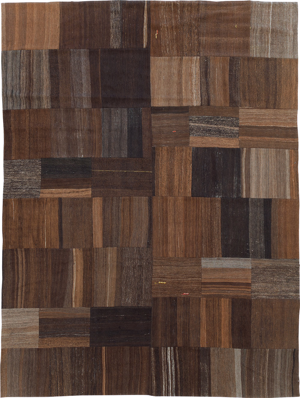 Contemporary Turkish Flatweave Kilim Patchwork Room Size Carpet, No.30089 - Galerie Shabab