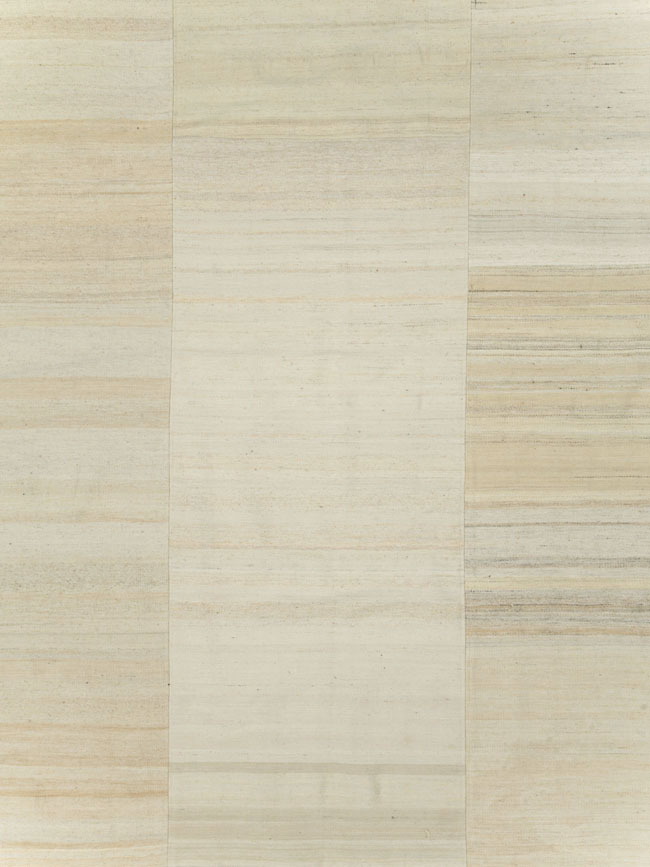 Vintage Turkish Flatweave Kilim Room Size Carpet, No.30123 - Galerie Shabab