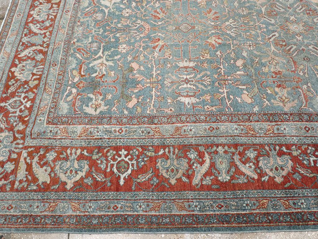 Antique Persian Bibikabad Room Size Carpet, No.30135 - Galerie Shabab