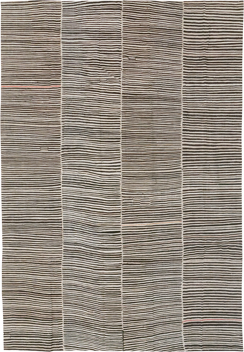 Vintage Persian Flatweave Kilim Accent Carpet, No.30162 - Galerie Shabab