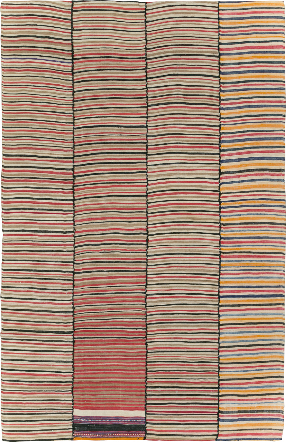 Vintage Mid-Century Persian Flatweave, No.30180 - Galerie Shabab