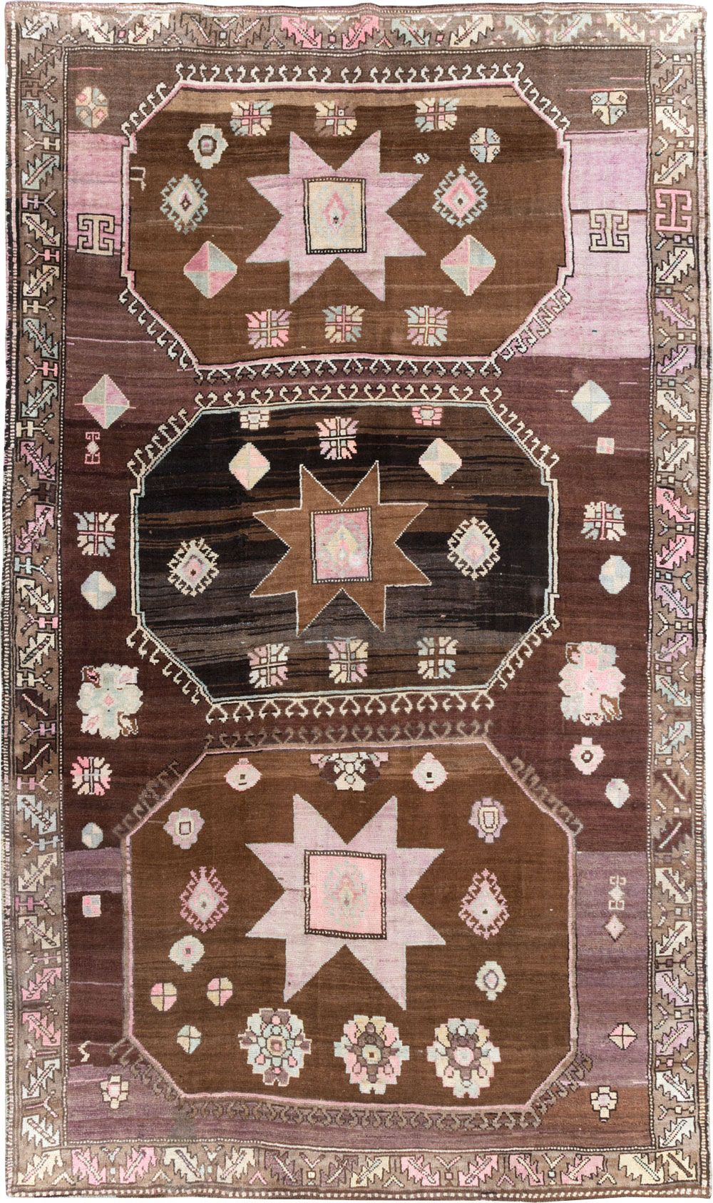 Vintage Turkish Anatolian Room Size Carpet, No.30281 - Galerie Shabab