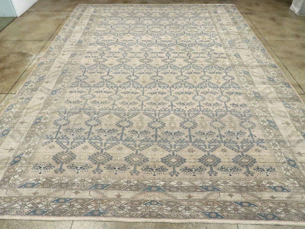Antique Turkish Oushak Large Carpet, No.30289 - Galerie Shabab