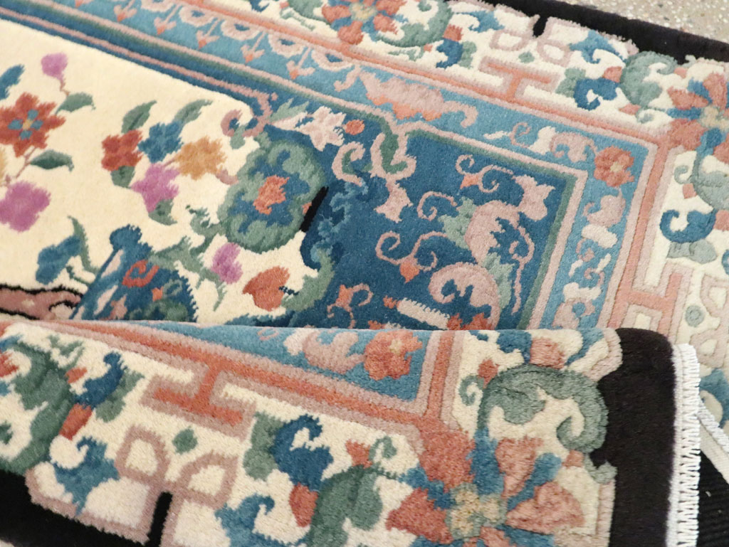 Vintage Chinese Deco Rug, No.30339 - Galerie Shabab