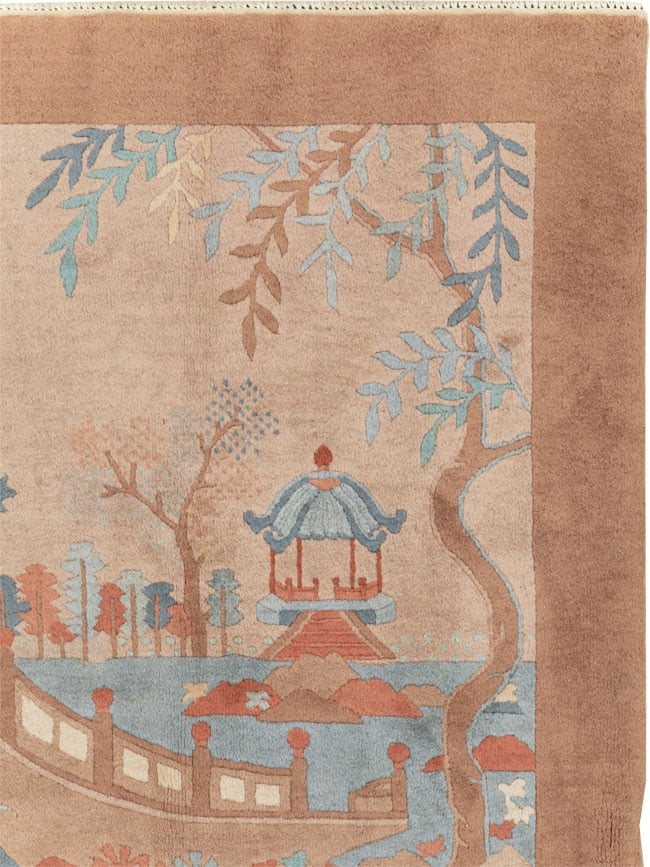 Mid-20th Century Chinese Art Deco Rug, No.30341 - Galerie Shabab