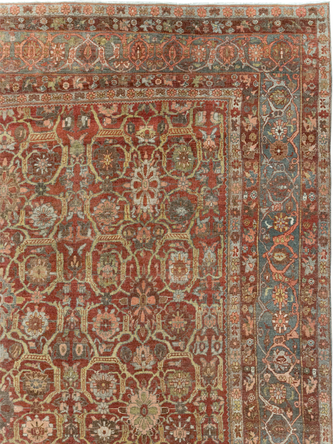Antique Persian Bidjar Oversize Carpet, No.30441 - Galerie Shabab