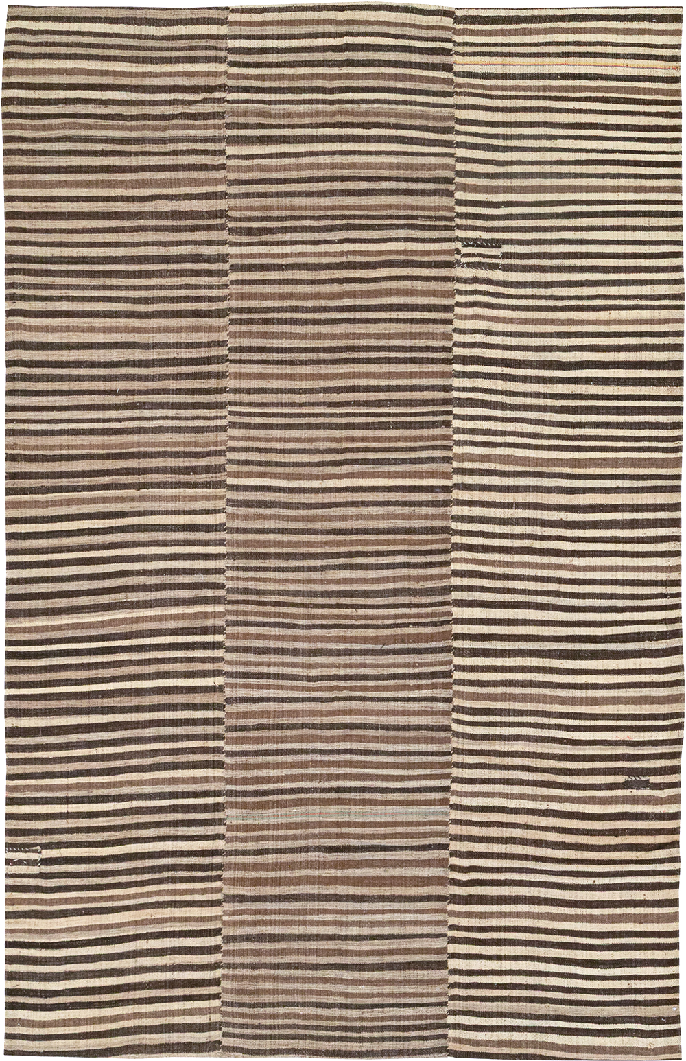 Vintage Persian Flatweave Kilim Accent Rug, No.30467 - Galerie Shabab