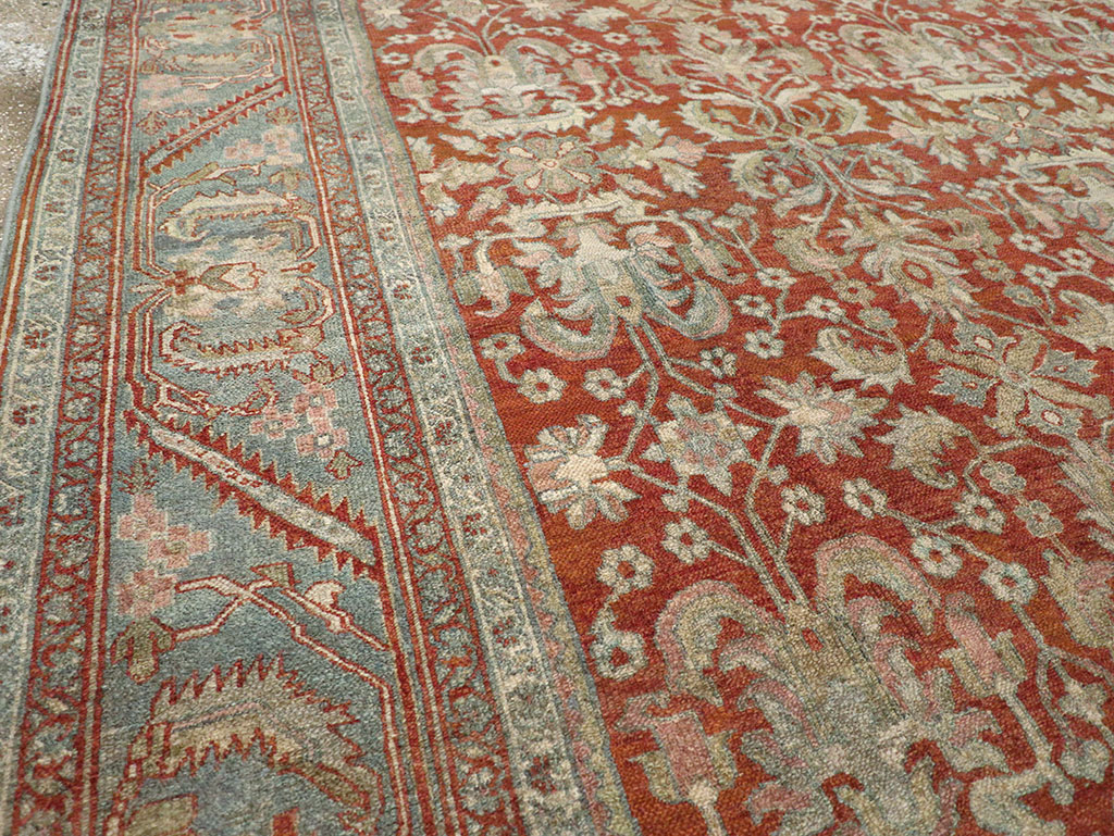 Antique Persian Bibikabad Room Size Carpet, No.30489 - Galerie Shabab