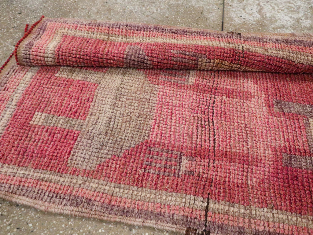 Vintage Turkish Anatolian Pictorial Runner, No.30494 - Galerie Shabab