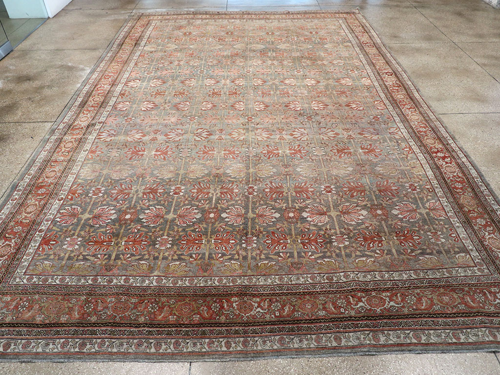 Antique Persian Bidjar Large Carpet, No.30558 - Galerie Shabab